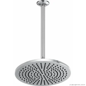 Brizo 12-Inch Round Rainfall Shower Head - High Flow 2.5 GPM Chrome Finish Model PC