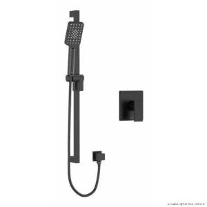 Anti-Scald Pressure-Balanced Shower Faucet with PEX Connection - Black