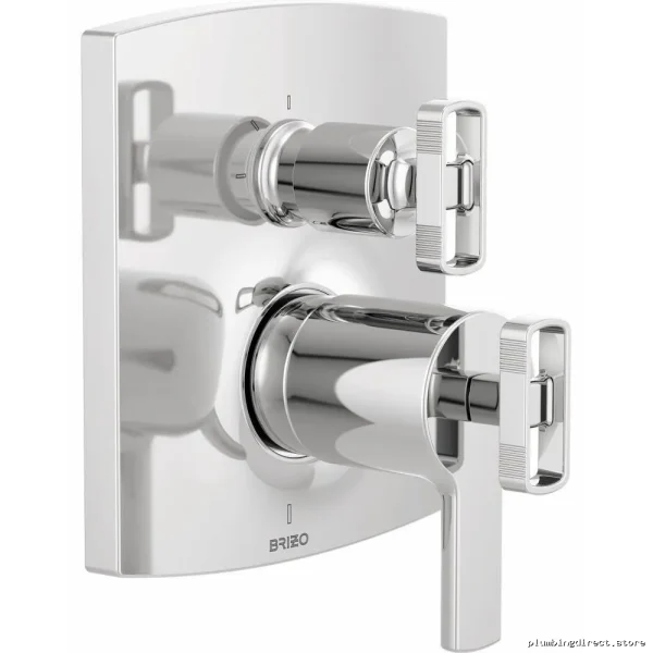 Brizo Chrome Thermostatic Shower Valve with Diverter Handle HK7506-PC - Image 2