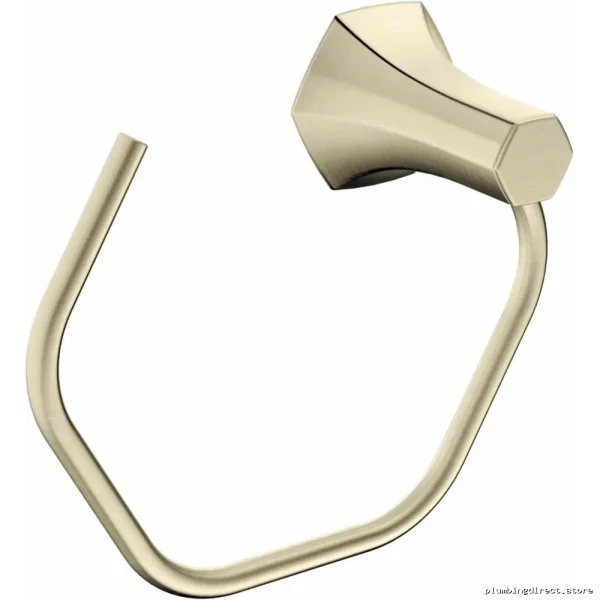 Hansgrohe Locarno Towel Ring (04836820) in Brushed Nickel - Modern Bathroom Accessory