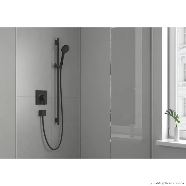 Wall Outlet with Check Valve by FixFit - Matte Black Hansgrohe 26455671
