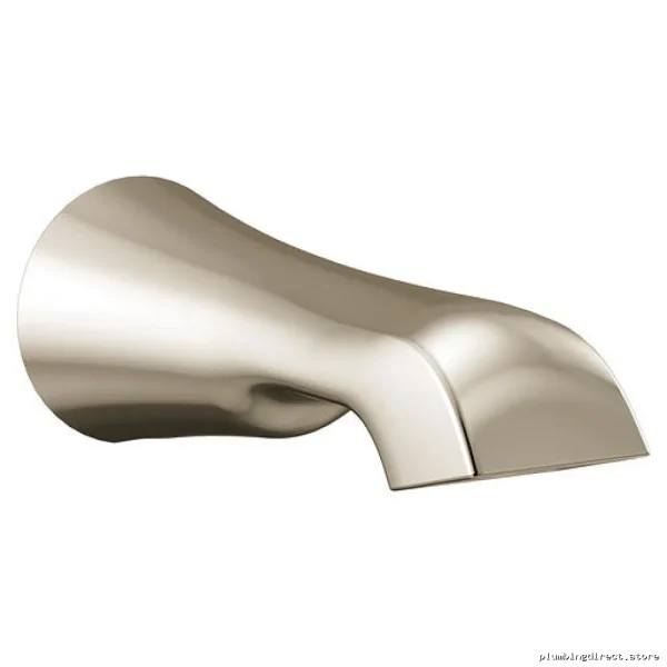 Flara Compact Polished Nickel Tub Spout Diverter - Space-Saving Moen Compatible S990NL