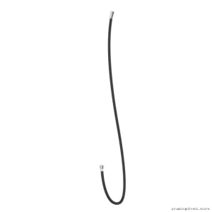 Black Chrome 60-Inch Flexible PVC Shower Hose by Kalia 101620-150