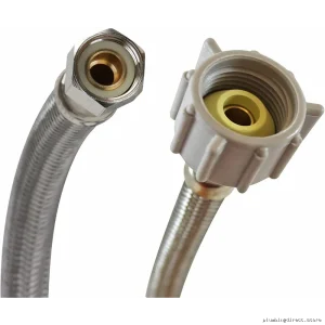 Flexible Toilet Fill Valve Adapter - FluidMaster Ballcock Hose for Size Fits