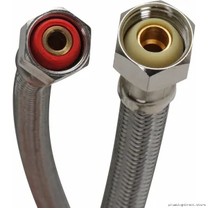 Fluidmaster 20-Inch Braided Faucet Supply Line 1/2 Compression to FIP Connector