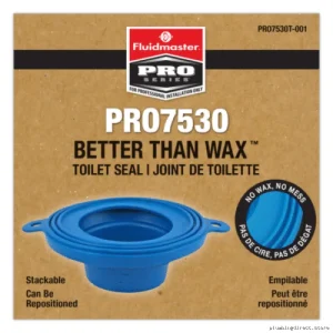 Fluidmaster Pro Toilet Seal - Wax-Free Replacement for Leak Protection