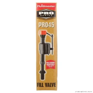 Fluidmaster PRO45A Professional Grade Fill Valve Black/Red