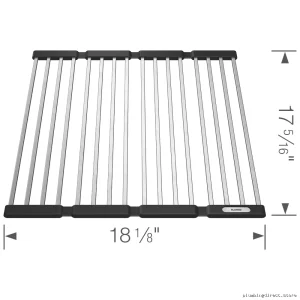 Foldable Sink & Bowl Grid Organizer - Stainless Steel 238483 Blanco