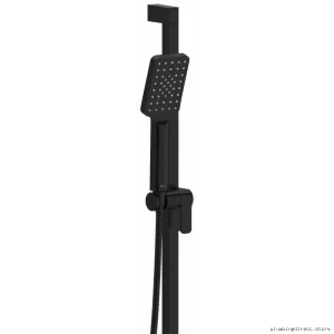 Black 4-Spray Handheld Shower with Adjustable Slide Bar 4665BK