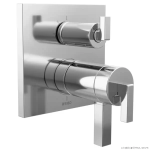 Frank Lloyd Wright Brizo Chrome TempAssure 3-Function Valve Trim
