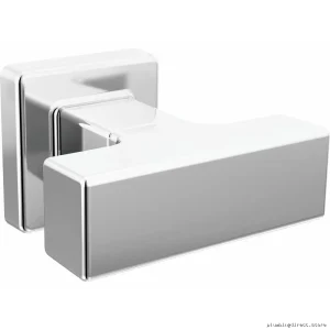 Modern Frank Lloyd Wright Chrome Drawer Pull - Sleek Design