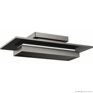 Frank Lloyd Wright LED Lit Rainfall Showerhead - Luxe Steel Design by Brizo