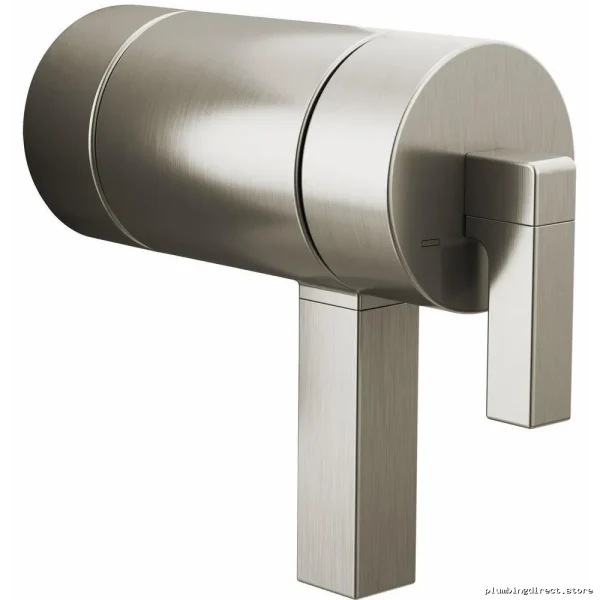 BrizioHL60NKFrankLloydWrightThermostatValveHandlesLuxeNickelFinish - Image 2