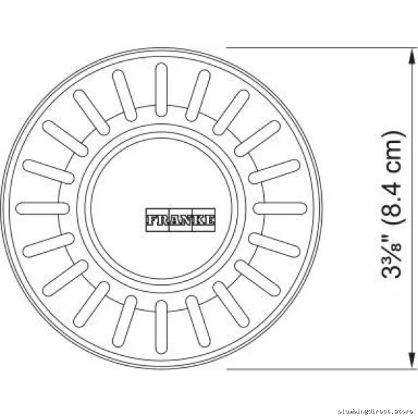 Franke Durable Kitchen Sink Strainer Basket 906SN