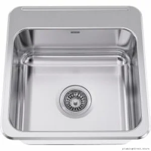 Franke LBS4607-1 18.125-Inch Single Bowl Drop-In Stainless Steel Kitchen Sink