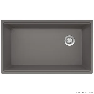 Franke Maris 33 Stone Grey Undermount Sink, 1 Bowl, Fragranite, Incl. Accessories