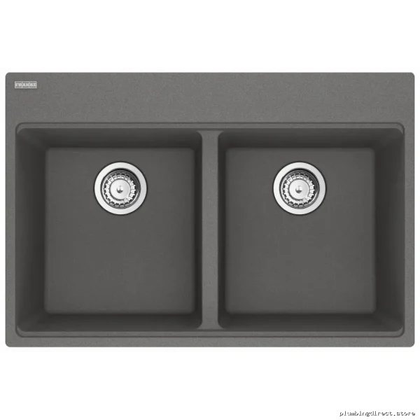 Franke Maris Double Bowl Drop-in Kitchen Sink – Stone Grey Fragranite Model MAG - Image 2