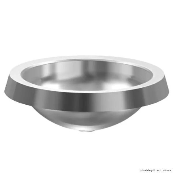 Modern Stainless Steel Semi-Recessed Bathroom Sink - Franke OV18SR-6
