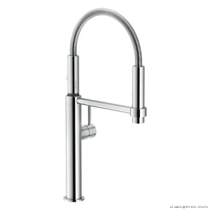 Franke Pescara Chrome Pull-Down Kitchen Faucet - Semi-Pro Sprayer FF4400