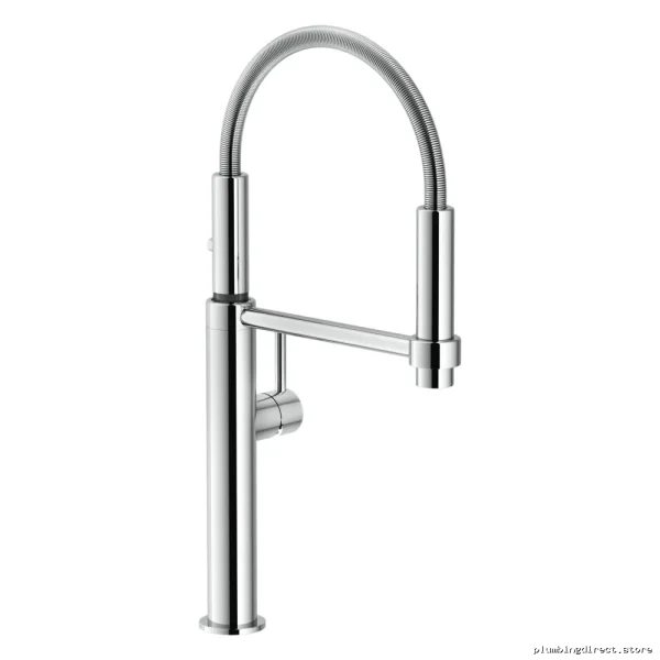 Franke Pescara Chrome Pull-Down Kitchen Faucet - Semi-Pro Sprayer FF4400