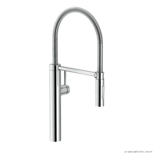 Franke Chrome XL Pull-Down Kitchen Faucet Pescara Semi-Pro Model FFPD4300
