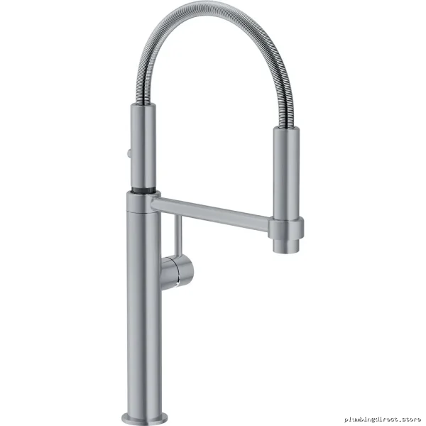Franke Pescara Satin Nickel Semi-Pro Faucet with Easy-Pull Spray FF4480