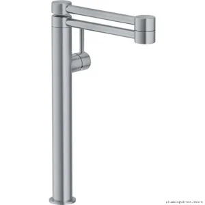 Franke PFD4480 Pescara Single-Handle Swivel Spout Kitchen & Pot Filler Faucet – Durable Satin Nickel Design