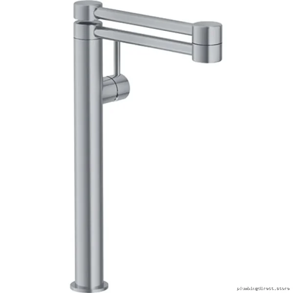 Franke PFD4480 Pescara Single-Handle Swivel Spout Kitchen & Pot Filler Faucet – Durable Satin Nickel Design