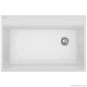 Franke Polar White Fragranite Undermount Kitchen Sink - 32