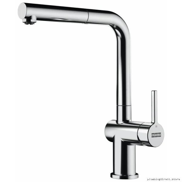 Franke Polished Chrome Kitchen Faucet with Pullout Spray for Active Use - Image 4