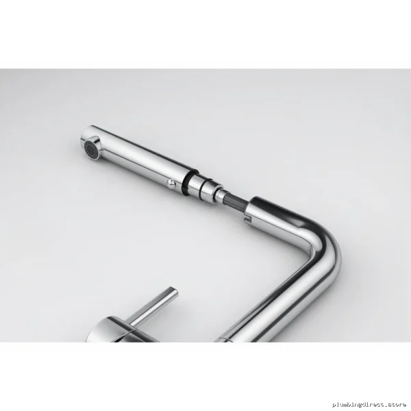 Franke Polished Chrome Kitchen Faucet with Pullout Spray for Active Use