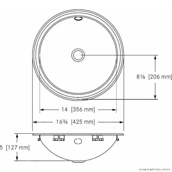 Franke Stainless Steel Drop-In Sink V17-5D - Durable Bathroom Fixture