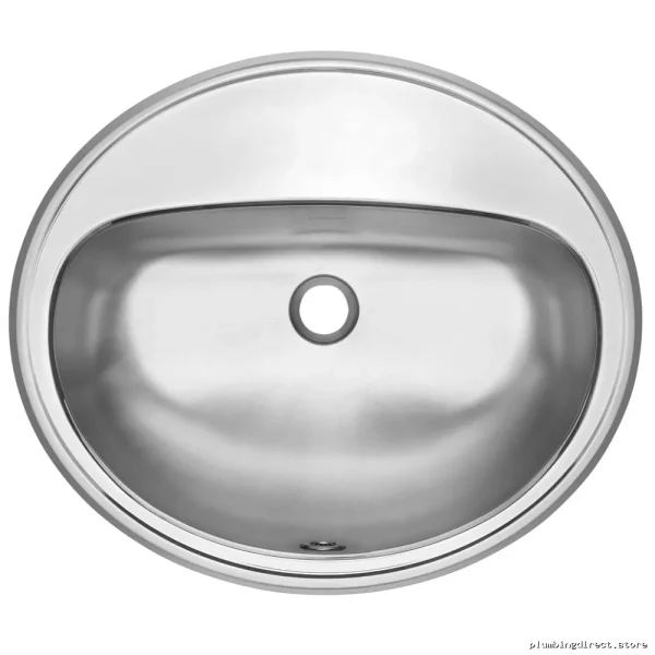 Franke Stainless Steel Drop-In Bathroom Sink - Single Hole Design OV1619 - Image 2