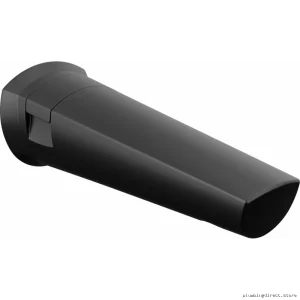 Galeon Matte-BLack TUB Sput w/ Integrated Diversion System