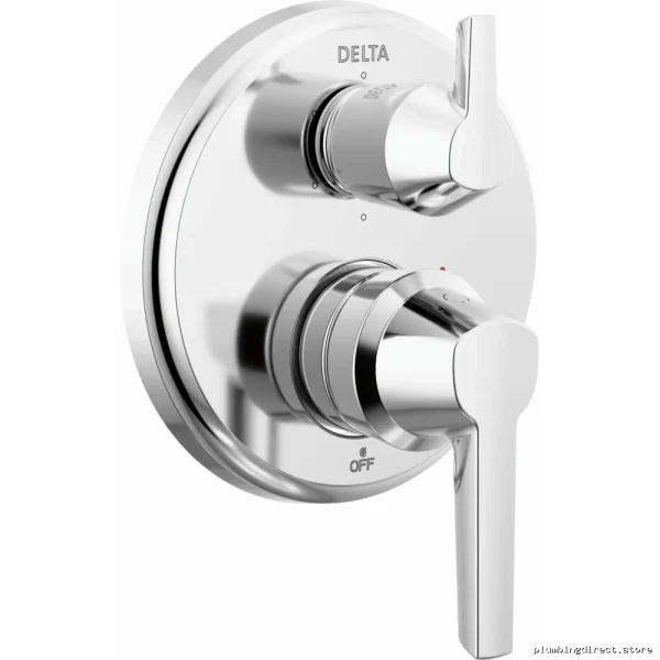 Galeon Monitor 14 Valve Control Trim w/ 6-Pos Integrated Diverter - Premium Lumicoat Chrome T