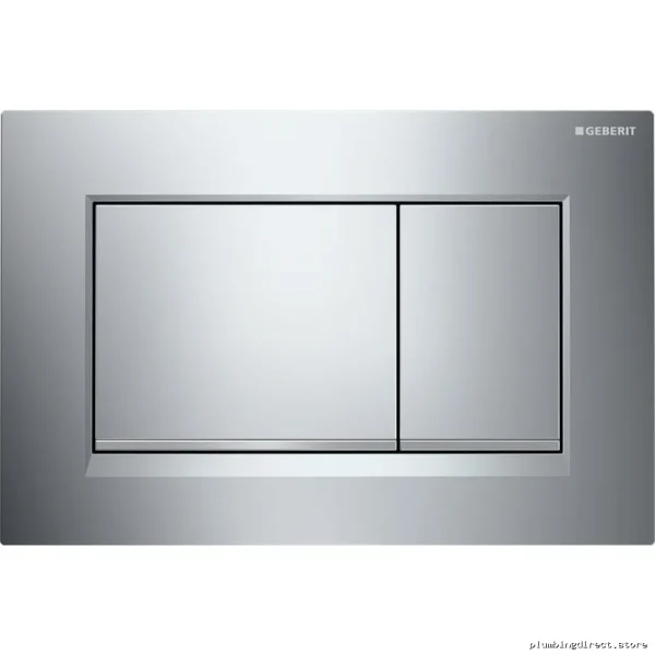 Geberit Sigma30 Dual Flush Button - Chrome Finish for Toilet Cisterns