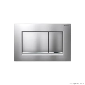 GEBERIT Sigma30 Dual Flush Actuator Plate - Matte & Bright Chrome Options | 115.883.KN.1