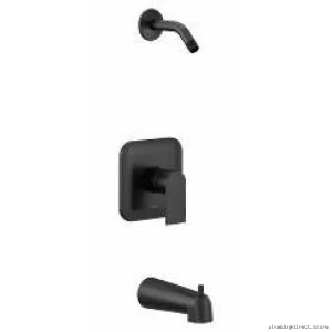 Genta LX M-Core 2 Series Tub & Shower (No Shower Head) - Matte Black UT2473NHBL Moen