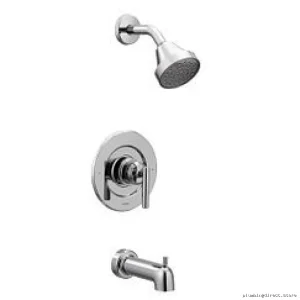 Gibson Posi-Temp Eco-Friendly Water-Saving Tub Shower Trim in Chrome - T2903EP Moen