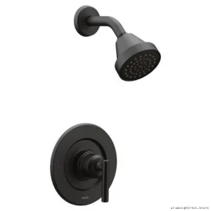 Gibson Eco-Performance Matte Black Shower Trim with Posi-Temp - T2902EPBL Moen