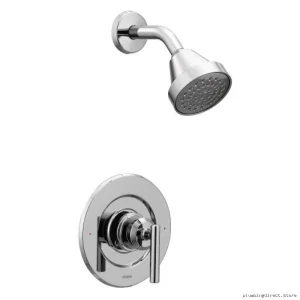Gibson Energy-Efficient Temperature-Controlled Chrome Shower Trim