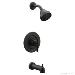 Gibson Posi-Temp Eco-Friendly Tub & Shower Trim - Matte Black T2903EPBL Moen