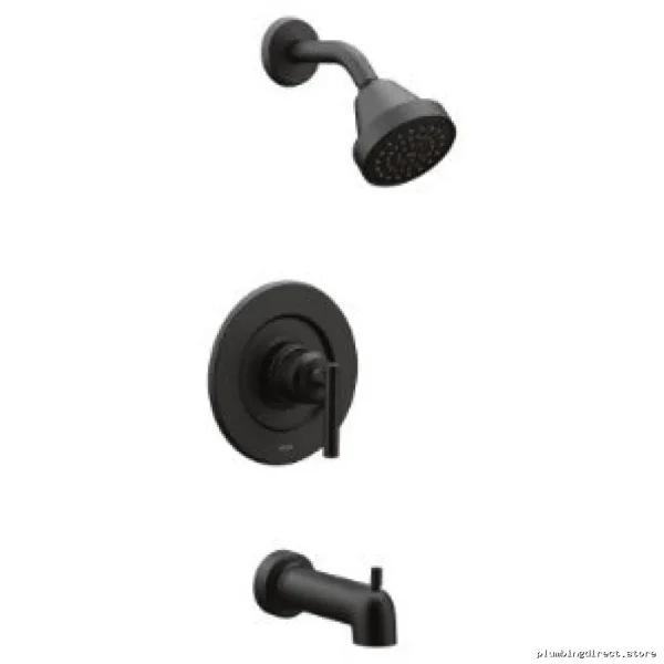 Gibson Posi-Temp Eco-Friendly Tub & Shower Trim - Matte Black T2903EPBL Moen