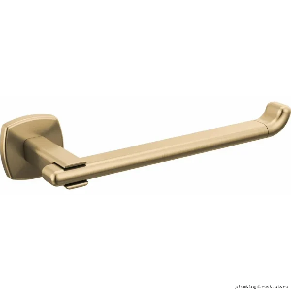 Gold Luxury Toilet Paper Holder with Elegant Design for Bathrooms