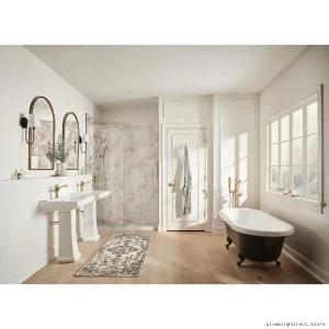 Durable Stainless Steel Single Lever Handle Compatible with Modern Fixtures Gold Finish