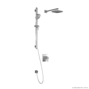 Grafik TCD_BF Thermostat Coaxial Shower Sys w/ Easy Install Wall Arm