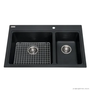 Granite Half-Bowl Drop-In Kitchen Sink by Mythos Ony xSeries | Model KGDC
