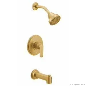 Greenfield M-Core 2-Series Tub & Shower Trim - Brushed Gold Finish
