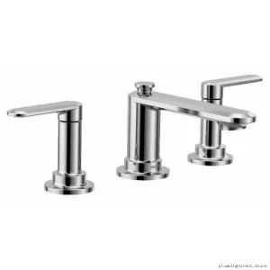 Greenfield Widespread Bathroom Faucet for Modern Bathrooms - Chrome TV6507 Moen