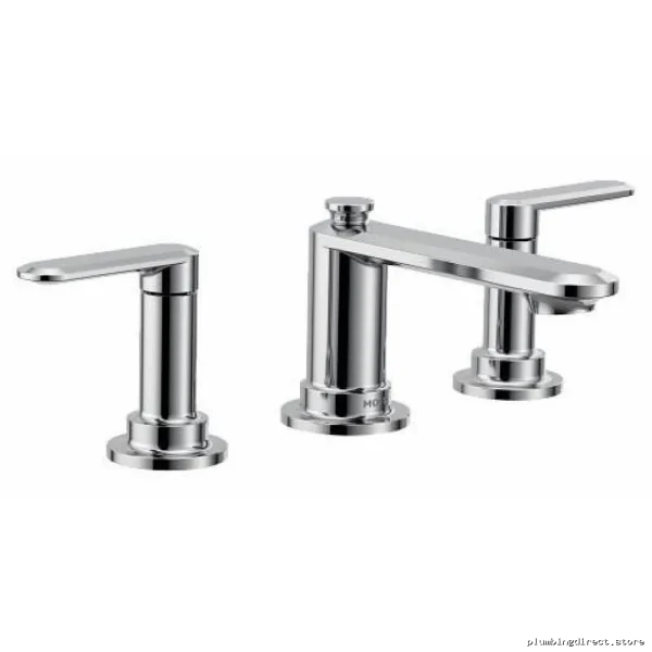 Greenfield Widespread Bathroom Faucet for Modern Bathrooms - Chrome TV6507 Moen